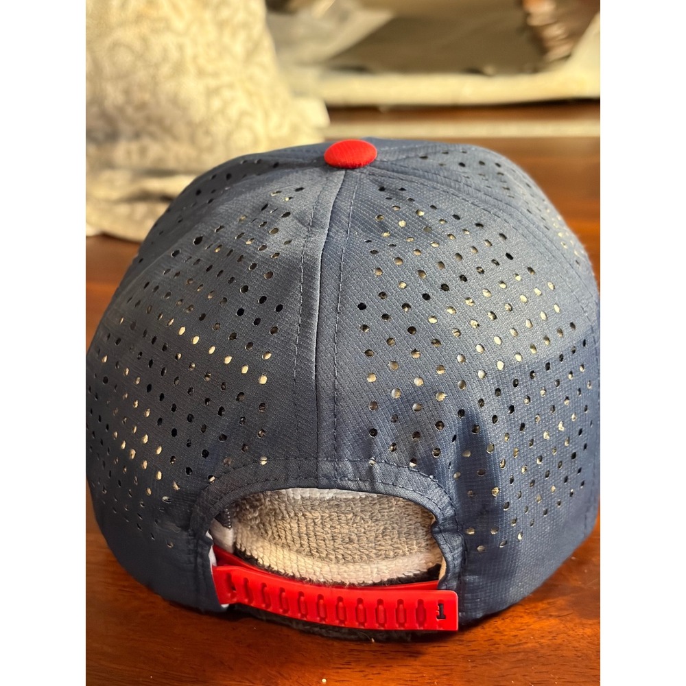 Illinois Fighting Illini Hat Navy Orange I Logo Mesh Trucker Adjustable Cap